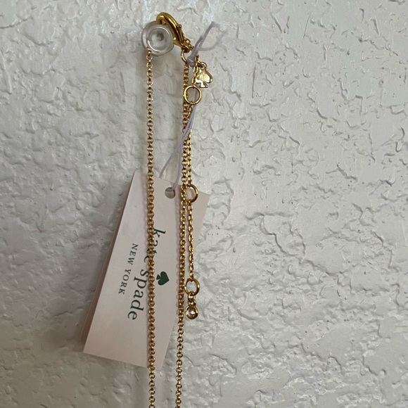 NWT KATE SPADE Alice in Wonderland Stacked Teacup Pendant Necklace Tea Time - Picture 8 of 9